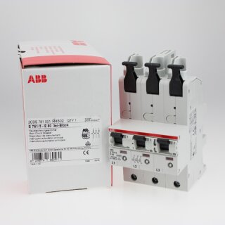 ABB S751/3-E50 sel. Haupt-LS SHU E-Char.,25kA,50A,3x1P