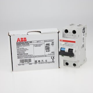 ABB DS201A-B16/0,03 FI/LS-Schalter 6kA, 1P+N, Typ A, B 16, 30mA