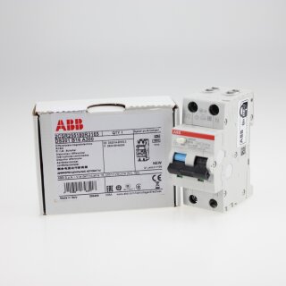 ABB DS201A-B16/0,3 FI/LS-Schalter 6kA, 1P+N, Typ A, B 16, 300mA