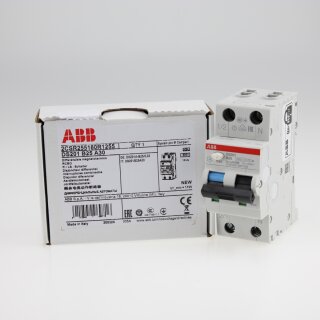 ABB DS201A-B25/0,03 FI/LS-Schalter 6kA, 1P+N, Typ A, B 25, 30mA