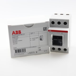 ABB E463/3-SL Hauptschalter 3S,63A,400VAC,sperrbar