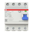ABB F204A-25/0,3L FI-Schutzschalter 4P,Typ A,25A,300mA,N...