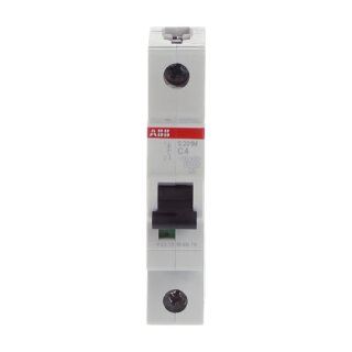 ABB S201M-C4 Sicherungsautomat C-Char., 10 kA, 4 A, 1P