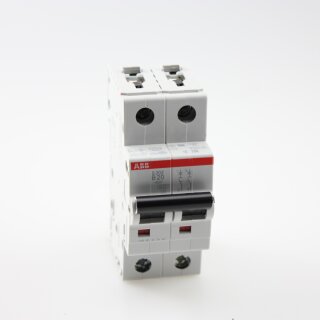ABB S202-B20 Sicherungsautomat B-Char., 6 kA, 20 A, 2P