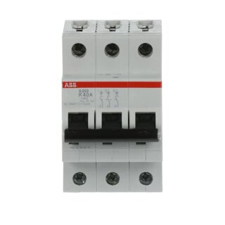ABB S203-K40 Sicherungsautomat K-Char., 6kA, 40A, 3P