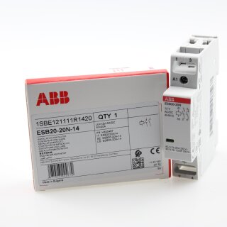 ABB ESB20-20N-14 Installationsschütz 20 A, 2S/0Ö, 12 V AC/DC
