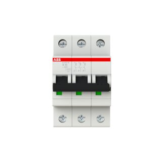 ABB S203M-B40 Sicherungsautomat B-Char., 10kA,40A, 3P