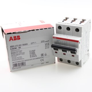 ABB S203M-B6 Sicherungsautomat B-Char., 10kA,6A, 3P