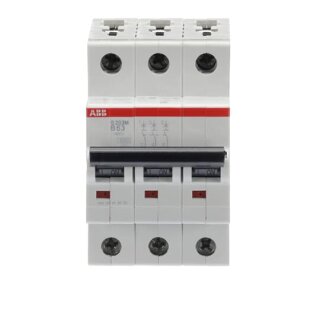 ABB S203M-B63 Sicherungsautomat B-Char., 10kA,63A, 3P