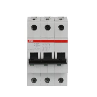 ABB S203M-K20 Sicherungsautomat K-Char., 10kA,20A, 3P