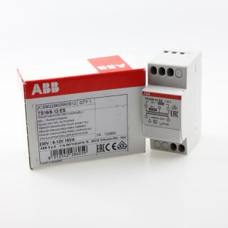 ABB TS16/8-12 ES Klingeltransformator 16VA, 8-12VAC, Energy Saving