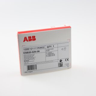 ABB ESB20-02N-06 Installationsschütz 20 A, 0S/2Ö, 230 V AC/DC
