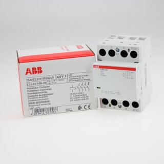 ABB ESB63-40N-06 Installationsschütz 4S/0Ö, 230 V AC/DC