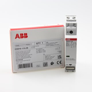 ABB ESB16-11N-06 Installationsschütz 16 A, 1S/1Ö, 230 V AC/DC