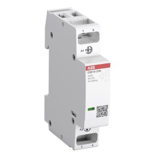 ABB ESB16-20N-06 Installationsschütz 16 A, 2S/0Ö, 230 V AC/DC