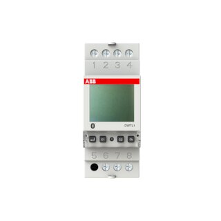 ABB DWTL1 Wochenzeitschaltuhr 1 Kanal Bluetooth Programmierung per App inkl. Dämmerungsschalter