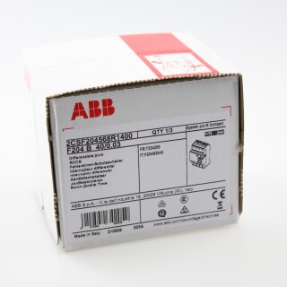 ABB F204B-40/0,03 FI-Schutzschalter 4P,Typ B,40A,30mA, allstromsensitiv