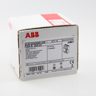 ABB F204B-25/0,03 FI-Schutzschalter 4P,Typ B,25A,30mA, allstromsensitiv