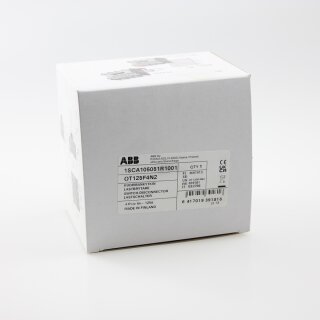 ABB OT125F4N2 Lasttrennschalter 4-polig 125A m. schwarzem Knebelgriff Trägerplatten- und DIN-Schienenmontage