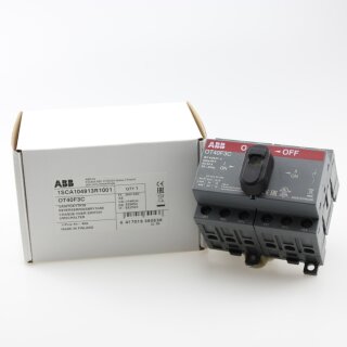 ABB OT40F3C Lastumschalter 3-polig 40A m. schwarzem Knebelgriff I-0-II