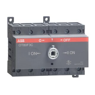 ABB OT80F3C Lastumschalter 3-polig 80A o. Griff u. Welle I-0-II
