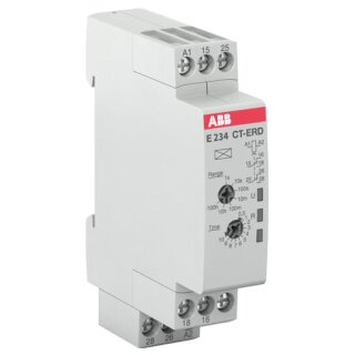 ABB E234 CT-ERD.22 Zeitrelais, ansprechverzögert 2 WE, 24-48 VDC, 24-240 VAC