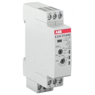 ABB E234 CT-AHD.22 Zeitrelais, rückfallverzögert 2We, 24-48VDC, 24-240VAC