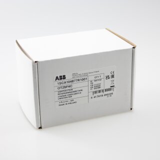 ABB OT25F4C Lastumschalter 4-polig 25A m. schwarzem Knebelgriff I-0-II