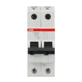 ABB S201-B25NA Sicherungsautomat B-Char., 6 kA, 25 A, 1P+NA