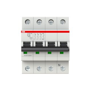 ABB S203-B50NA Sicherungsautomat B-Char., 6 kA, 50 A, 3P+NA