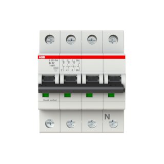 ABB S203-B32NA Sicherungsautomat B-Char., 6 kA, 32 A, 3P+NA