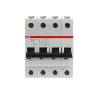 ABB S203-B10NA Sicherungsautomat B-Char., 6 kA, 10 A, 3P+NA