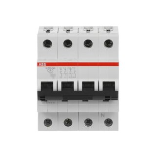 ABB S203-C40NA Sicherungsautomat C-Char., 6 kA, 40 A, 3P+NA