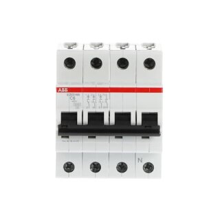 ABB S203-C6NA Sicherungsautomat C-Char., 6 kA, 6 A, 3P+NA