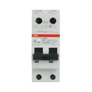 ABB DS201A-C10/0,03 FI/LS-Schalter 6kA, 1P+N, Typ A, C 10, 30mA