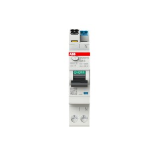 ABB DSX301CA-B13/0,03 FI/LS-Schalter, 1 TE 6kA, 1P+N, Typ A, B13, 30mA FlexLine Push-in Technologie