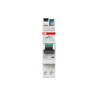 ABB DSX301CA-B20/0,03 FI/LS-Schalter, 1 TE 6kA, 1P+N, Typ A, B20, 30mA FlexLine Push-in Technologie