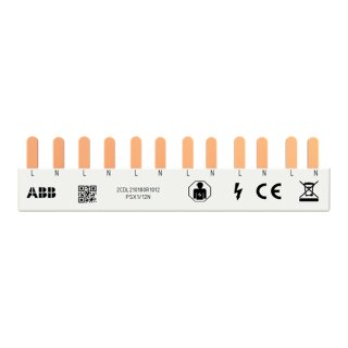 ABB PSX1/12N Phasenschiene FlexLine 1P+N, 12Pins, 6 TE, 10qmm L-N-L-…