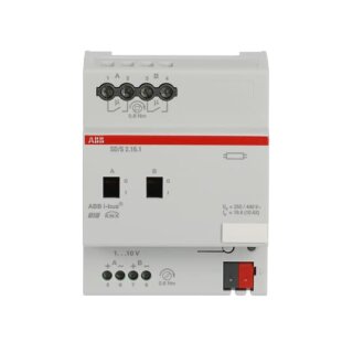 ABB SD/S2.16.1 Schalt-/Dimmaktor, 2fach, 16 A, REG