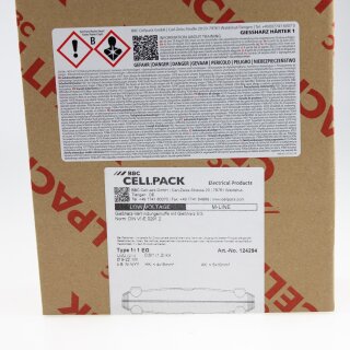 Cellpack Gießharz-Verbindungsmuffe, für Kunststoffkabel sowie Steuer- und Signalkabel M1