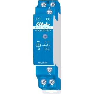 Eltako ER12-200-UC Schaltrelais, 2 Schließer 16A
