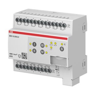 ABB BE/S12.230.3.2 Binäreingang, 12fach, 10-230 V,manuelle Bedienung, REG