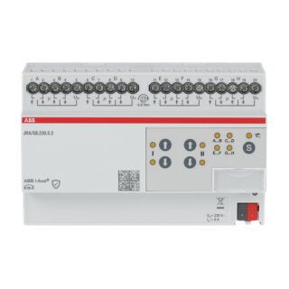 ABB JRA/S8.230.5.2 Jalousieaktor 8-fach 230V, manuelle Bedienung und auto. Fahrzeitermittlung