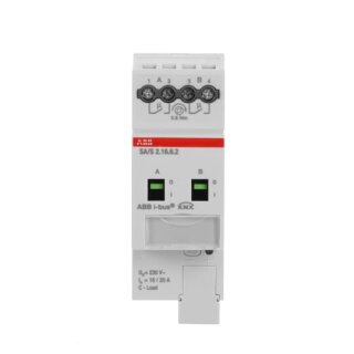 ABB SA/S2.16.6.2 Schaltaktor, 2fach, 16 A, C-Last mit Energiefunktion, REG