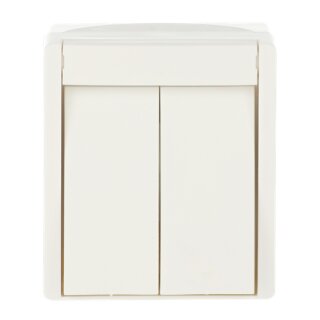 Busch-Jaeger 2601/5 W-54 Wippschalter Wippe, Serienschaltung alpinweiß - ocean®