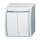 Busch-Jaeger 2621 WN-54-205-101 Doppeltaster/Serientaster 2 Schließer, 1-polig (Arbeitsstrom) (Thermoplast) Alpinweiß Ocean® (IP 44)