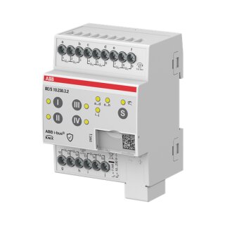ABB BE/S10.20.3.2 Binäreingang, 10fach, Kontaktabfrage, manuelle Bedienung, REG