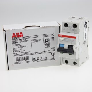 ABB DS201A-B13/0,03 FI/LS-Schalter 6kA, 1P+N, Typ A, B 13, 30mA