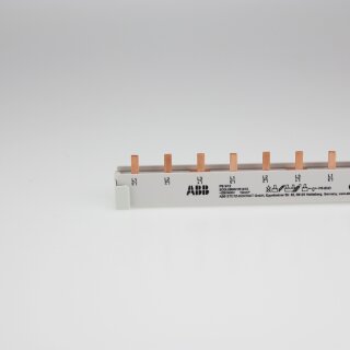 ABB PS3/12 Phasenschiene – 3-phasig, 12 Pins, 10 Qmm, Ablängbar + Endkappen