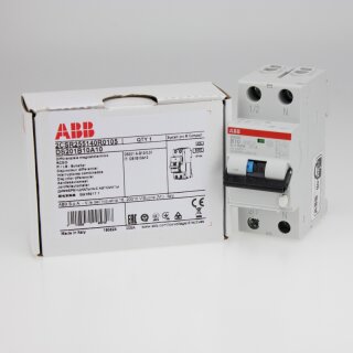 ABB DS201A-B10/0,01 FI/LS-Schalter 6kA, 1P+N, Typ A, B 10, 10mA